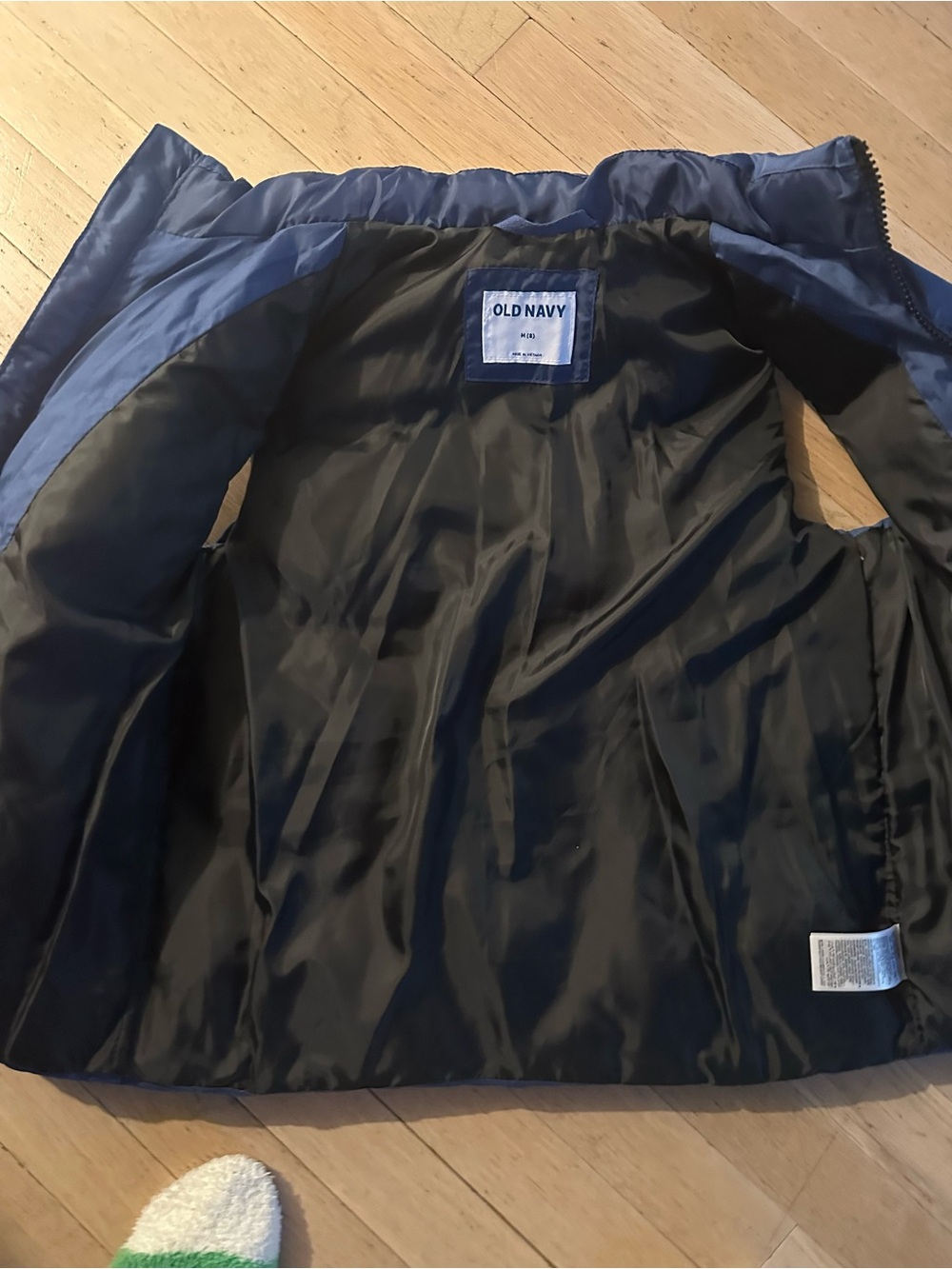 Old Navy boys Dark Navy Blue Quilted Puffer Jacket